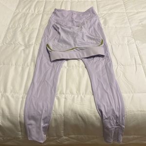 Fabletics Crop Top and Legging Matching Set